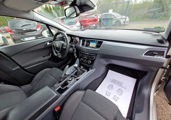Peugeot 508 cena 42900 przebieg: 182000, rok produkcji 2014 z Kwidzyn małe 781